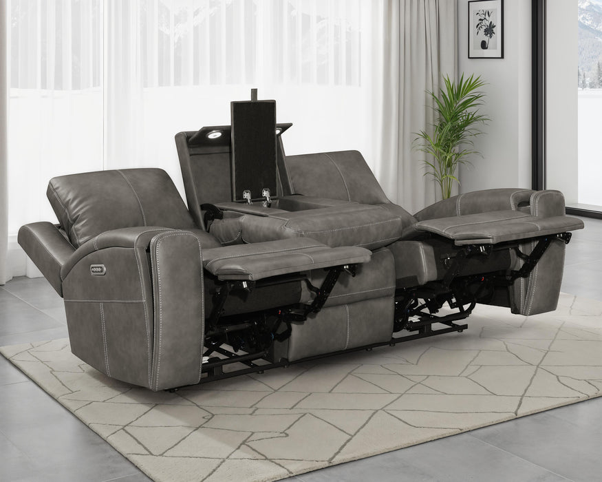 Five Star Furniture - Brickston Triple Power Reclining Sofa