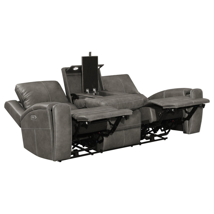 Five Star Furniture - Brickston Triple Power Reclining Sofa