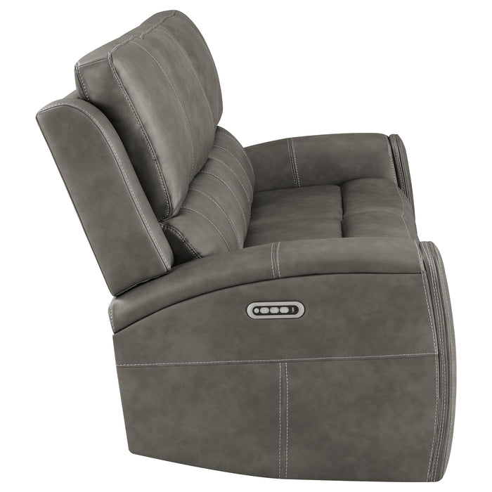Five Star Furniture - Brickston Triple Power Reclining Sofa
