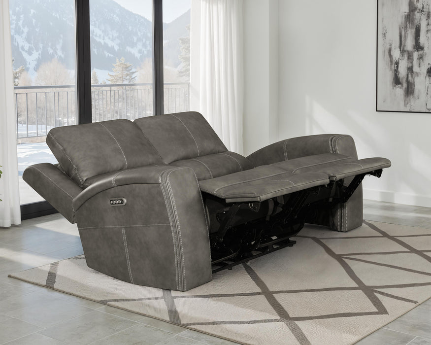 Five Star Furniture - Brickston Triple Power Reclining Loveseat