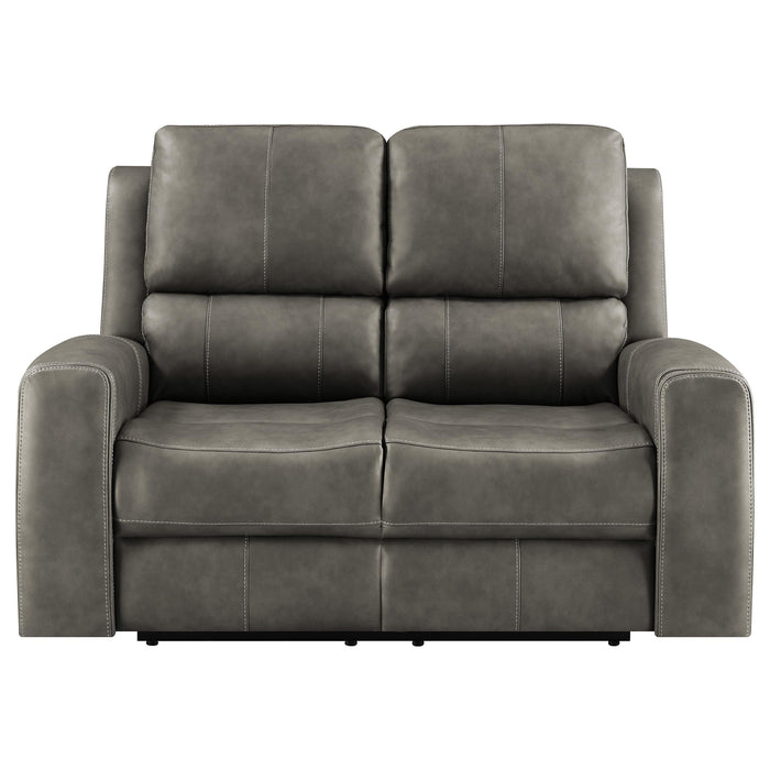 Five Star Furniture - Brickston Triple Power Reclining Loveseat