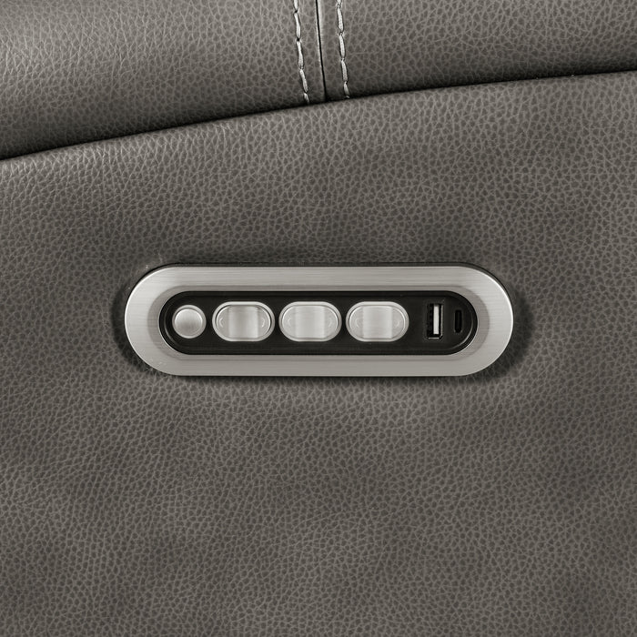 Five Star Furniture - Brickston Triple Power Reclining Loveseat