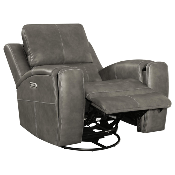 Five Star Furniture - Brickston Triple Power Swivel Glider Recliner