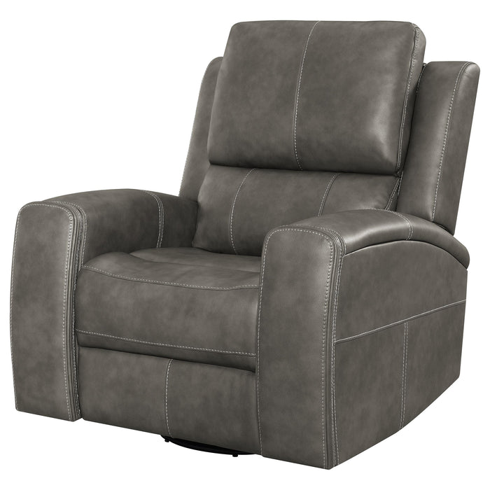 Five Star Furniture - Brickston Triple Power Swivel Glider Recliner