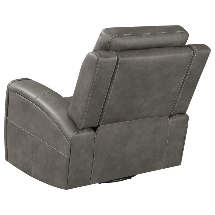 Five Star Furniture - Brickston Triple Power Swivel Glider Recliner