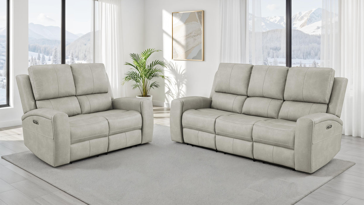 Five Star Furniture - Brickston Triple Power Reclining Sofa Set