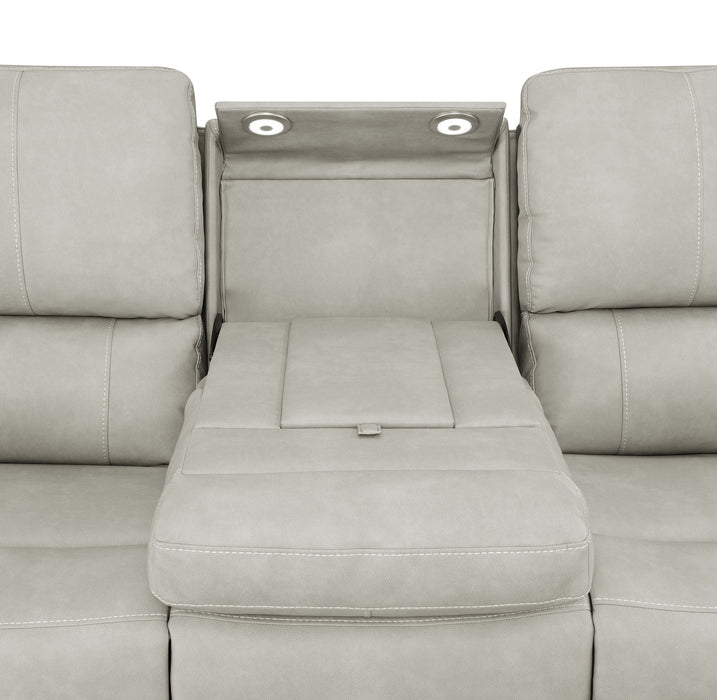 Five Star Furniture - Brickston Triple Power Reclining Sofa Set