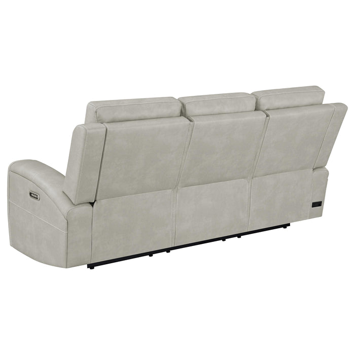 Five Star Furniture - Brickston Triple Power Reclining Sofa
