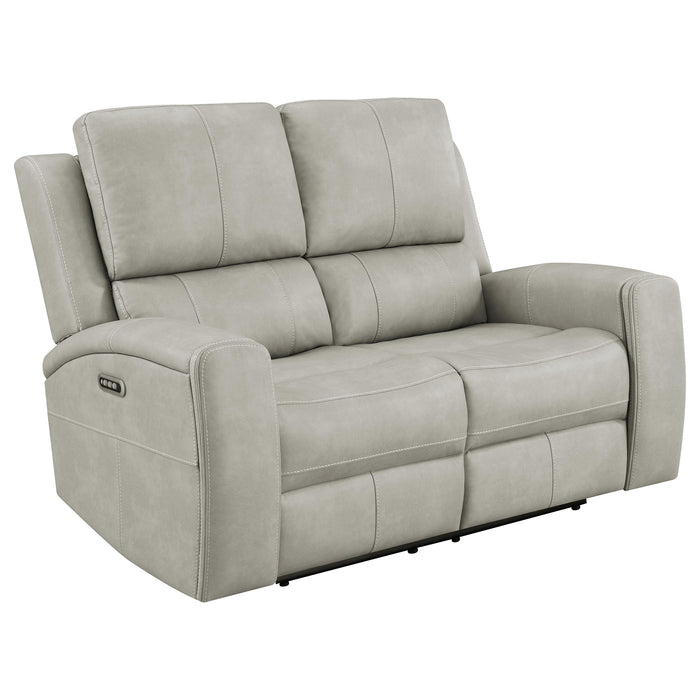 Five Star Furniture - Brickston Triple Power Reclining Loveseat