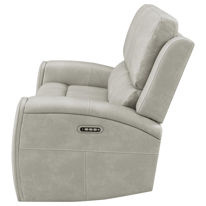 Five Star Furniture - Brickston Triple Power Reclining Loveseat