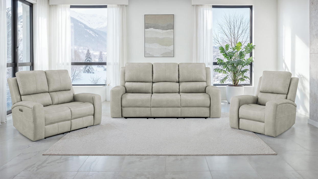 Five Star Furniture - Brickston Triple Power Reclining Loveseat