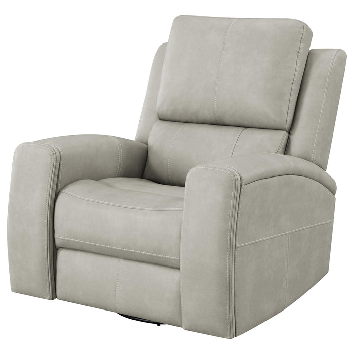 Five Star Furniture - Brickston Triple Power Swivel Glider Recliner
