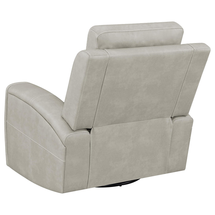 Five Star Furniture - Brickston Triple Power Swivel Glider Recliner
