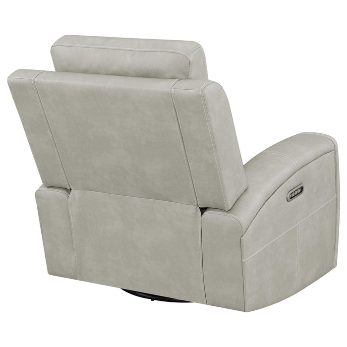 Five Star Furniture - Brickston Triple Power Swivel Glider Recliner