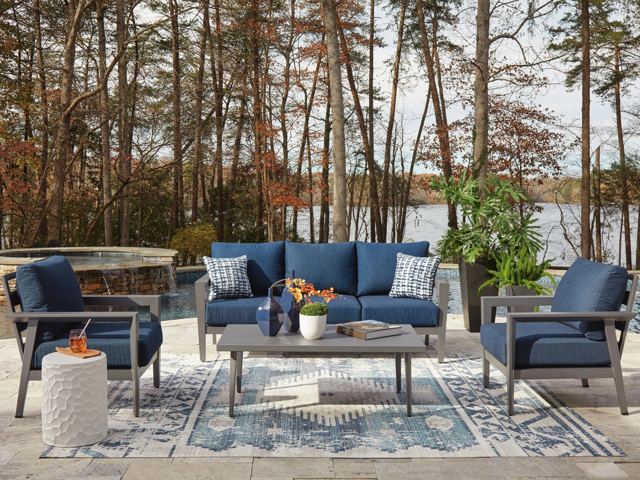 Five Star Furniture - Gali Outdoor Sofa/Chairs/Table Set (Set of 4)
