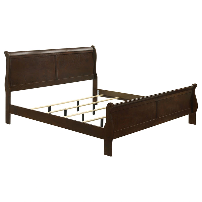 Five Star Furniture - Louis Philippe Sleigh Panel Bed