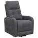 Five Star Furniture - Howie Tufted Upholstered Power Lift Recliner Charcoal image