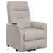 Five Star Furniture - Henrietta Power Lift Recliner with Storage Pocket Beige image