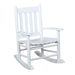 Five Star Furniture - Annie Slat Back Youth Rocking Chair White image