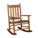 Five Star Furniture - Annie Slat Back Youth Rocking Chair Golden Brown image