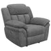 Five Star Furniture - Bahrain Upholstered Power Glider Recliner Charcoal image