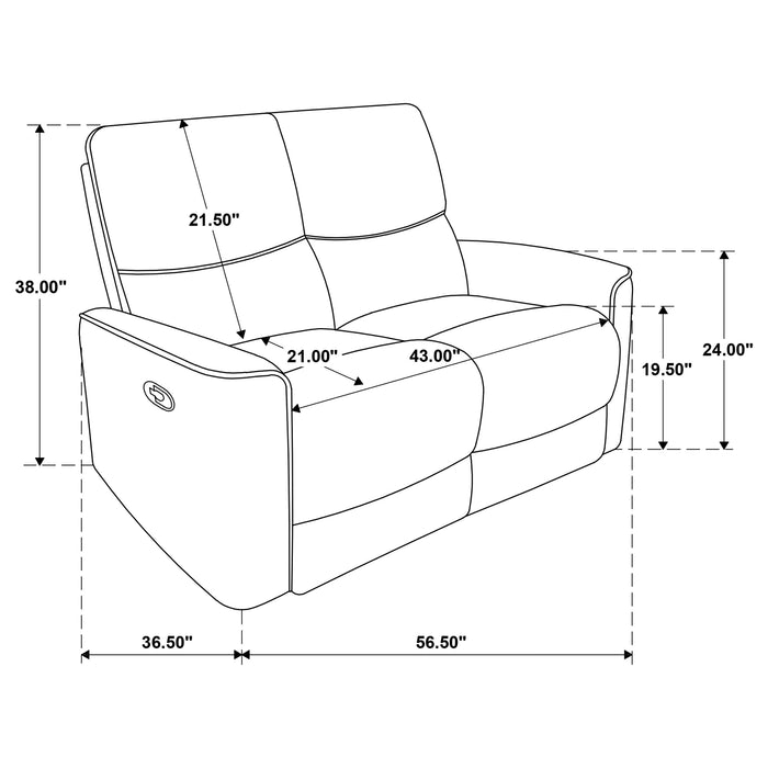 Five Star Furniture - Navarro Reclining Loveseat