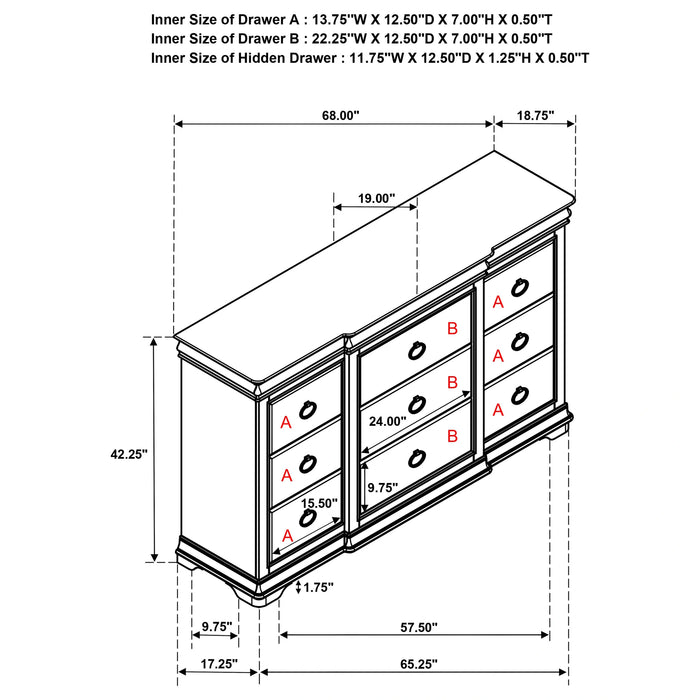 Five Star Furniture - Garland Dresser