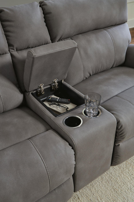 Five Star Furniture - Next-Gen DuraPella Power Reclining Sectional Loveseat with Console