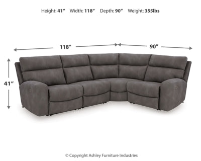 Five Star Furniture - Next-Gen DuraPella Power Reclining Sectional - Five Star Furniture & Mattress (GA)