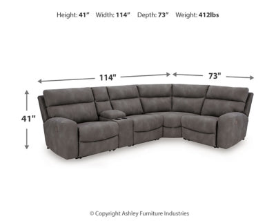 Five Star Furniture - Next-Gen DuraPella Power Reclining Sectional - Five Star Furniture & Mattress (GA)