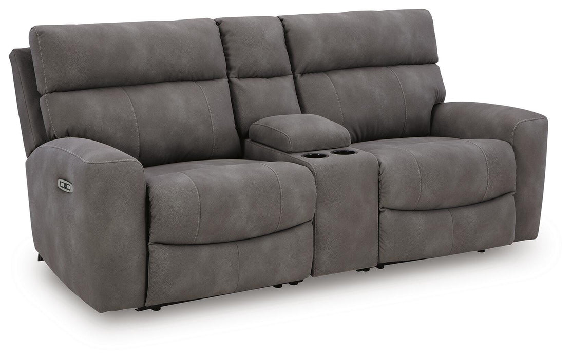 Five Star Furniture - Next-Gen DuraPella Power Reclining Sectional Loveseat with Console
