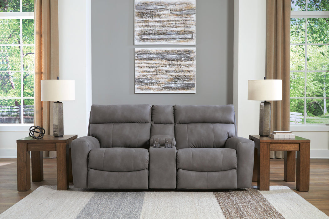 Five Star Furniture - Next-Gen DuraPella Power Reclining Sectional Loveseat with Console