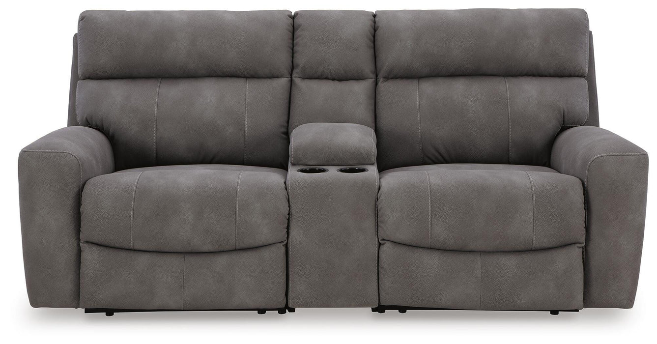 Five Star Furniture - Next-Gen DuraPella Power Reclining Sectional Loveseat with Console