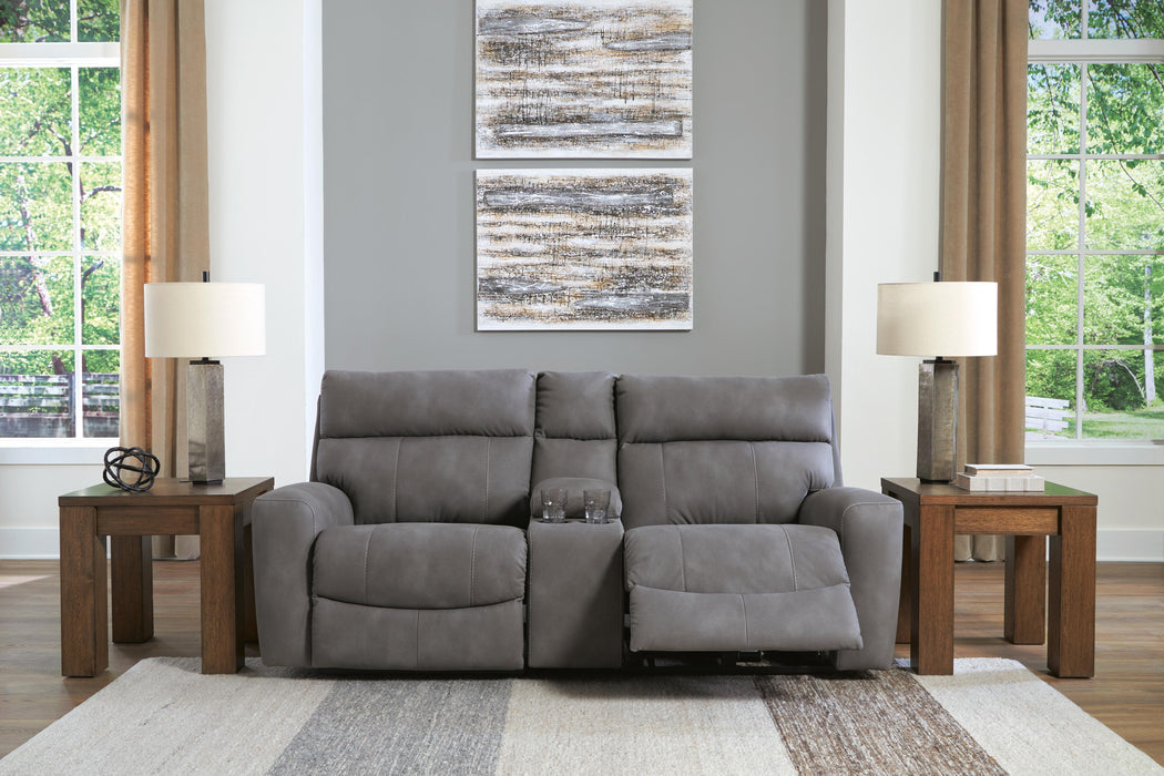 Five Star Furniture - Next-Gen DuraPella Power Reclining Sectional Loveseat with Console