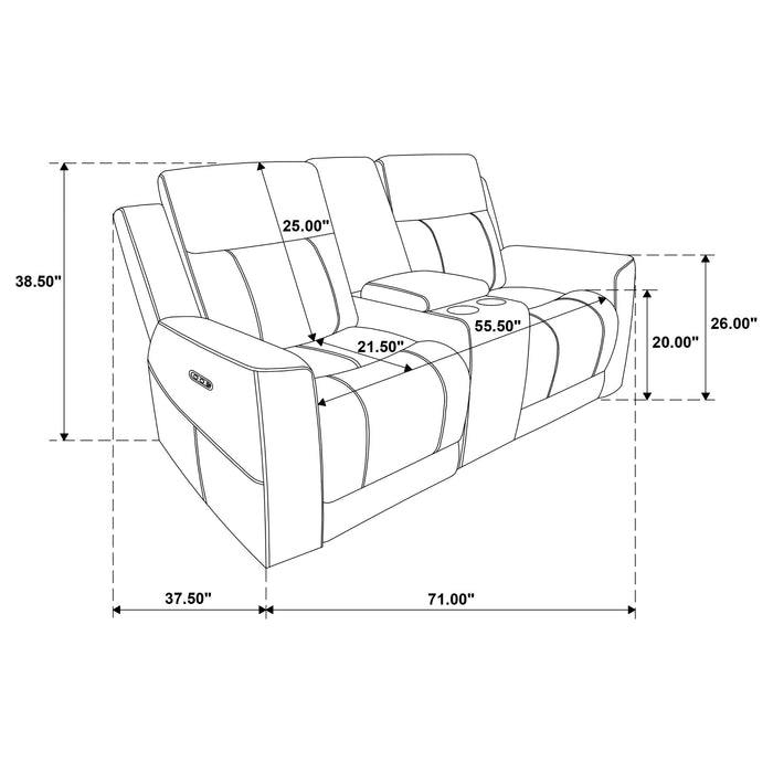 Five Star Furniture - Kennett Power Reclining Sofa Set