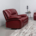 Five Star Furniture - Camila Upholstered Glider Recliner Chair Red Faux Leather image