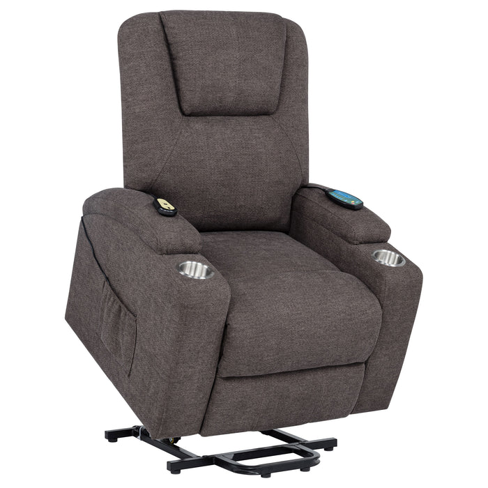 Five Star Furniture - Louie Power Lift Massage Recliner