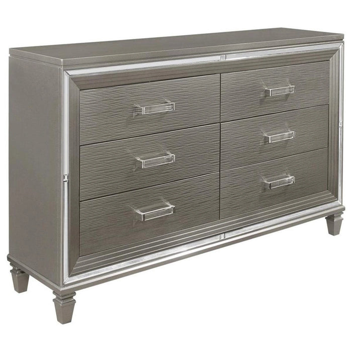 Five Star Furniture - Tamsin Dresser in Silver Grey Metallic 1616-5