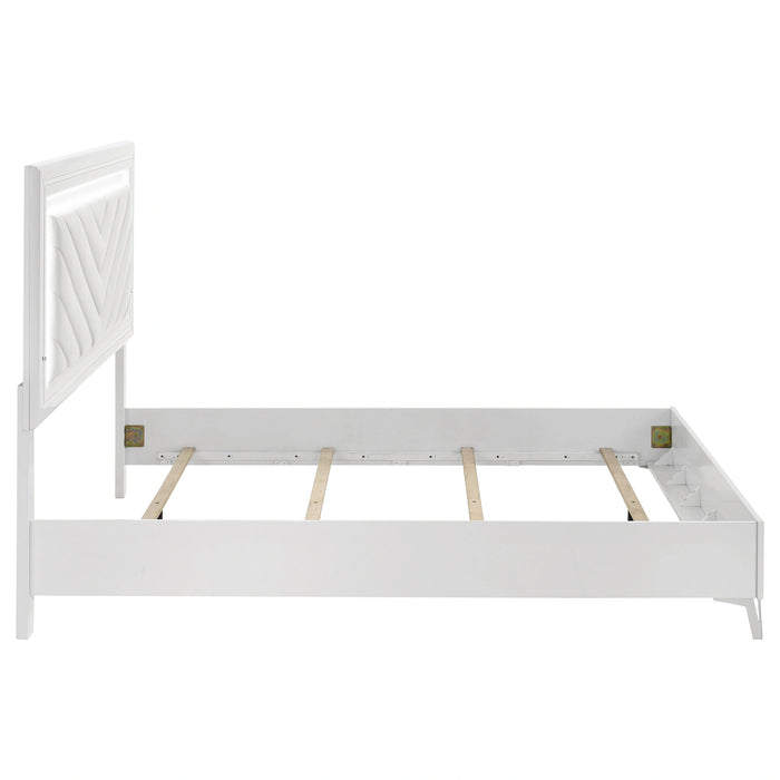 Five Star Furniture - Cassia Panel Bed with LED Lighting