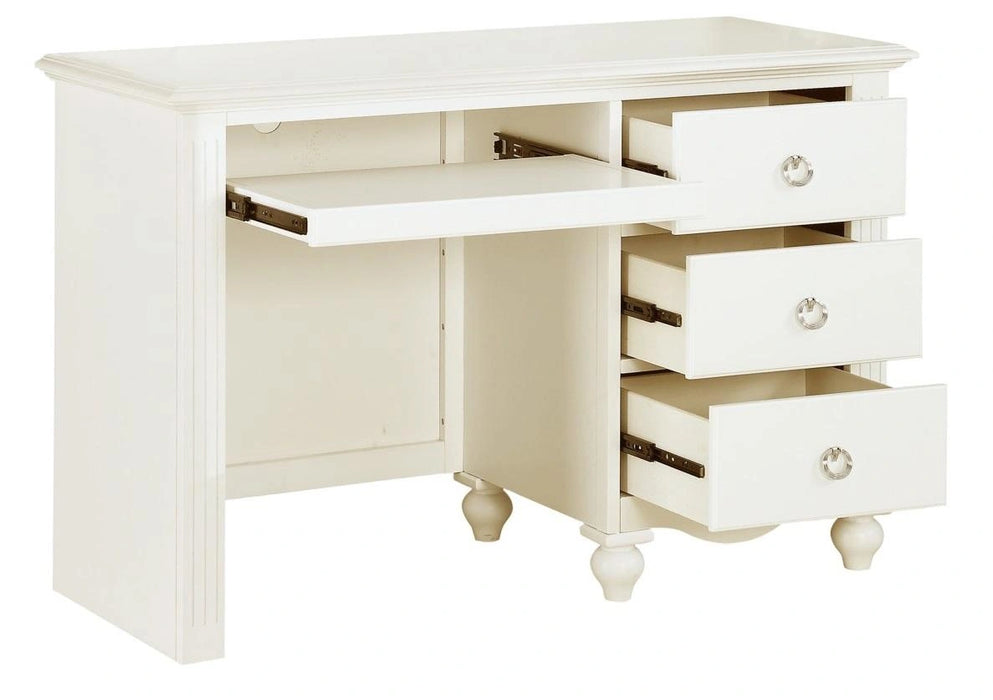 Five Star Furniture - Meghan 3 Drawer Writing Desk in White 2058WH-15