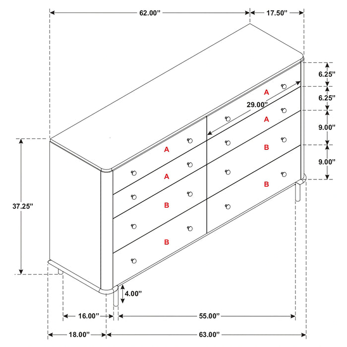 Five Star Furniture - Arini Dresser
