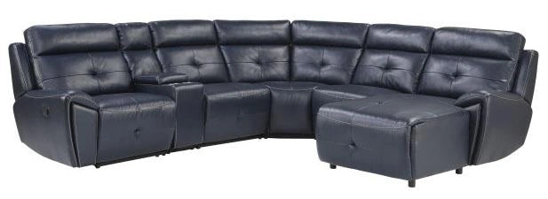 Five Star Furniture - Avenue Armless Reclining Chair in Navy 9469NVB-AR