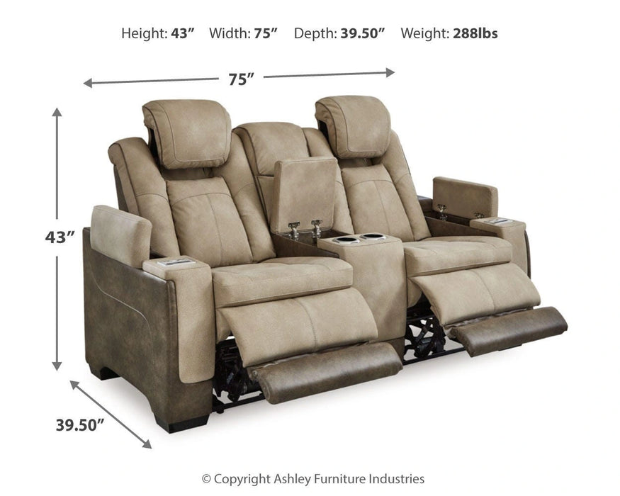 Five Star Furniture - Next-Gen DuraPella Power Reclining Loveseat with Console