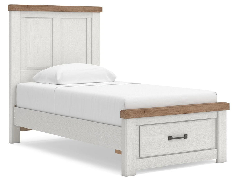 Five Star Furniture - Ashley Savonport Twin Panel Storage Bed