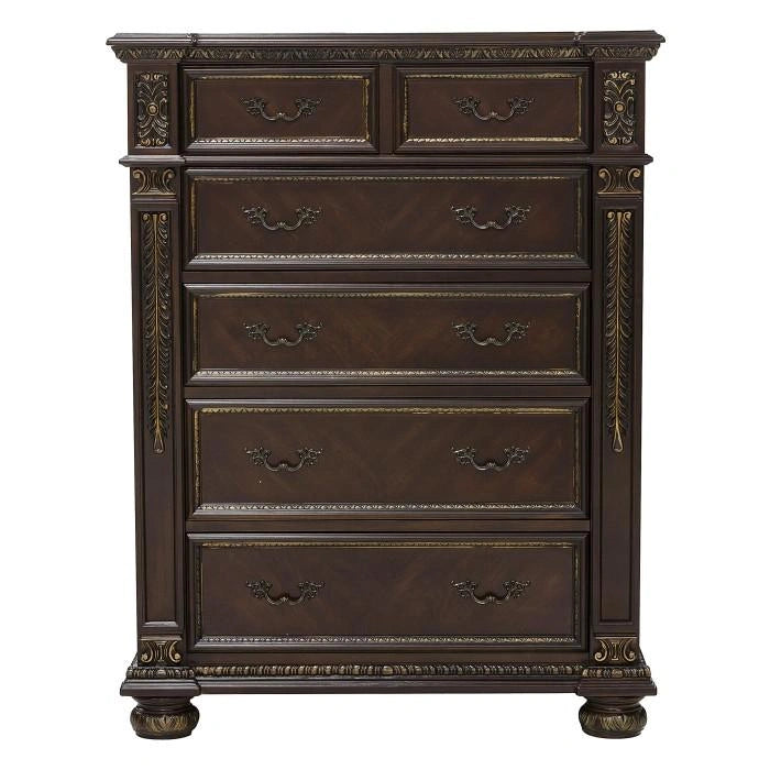 Five Star Furniture - Catalonia 5 Drawer Chest in Cherry 1824-9