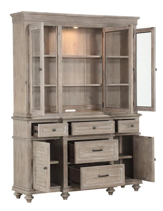 Five Star Furniture - Cardano Buffet & Hutch in Light Brown 1689BR-50*