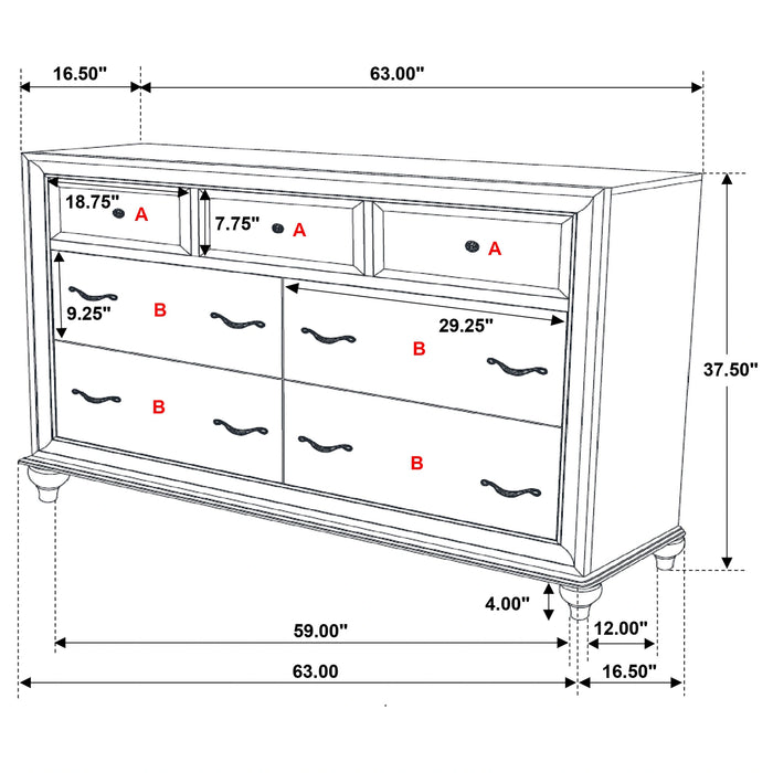 Five Star Furniture - Barzini Bedroom Set