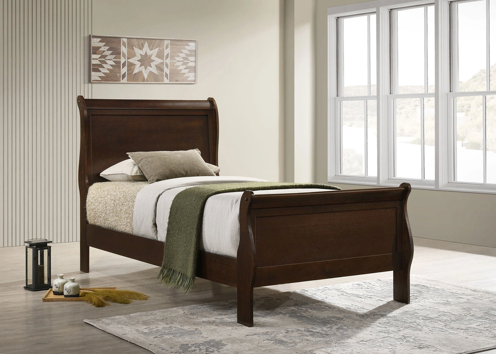 Five Star Furniture - Louis Philippe Sleigh Panel Bed