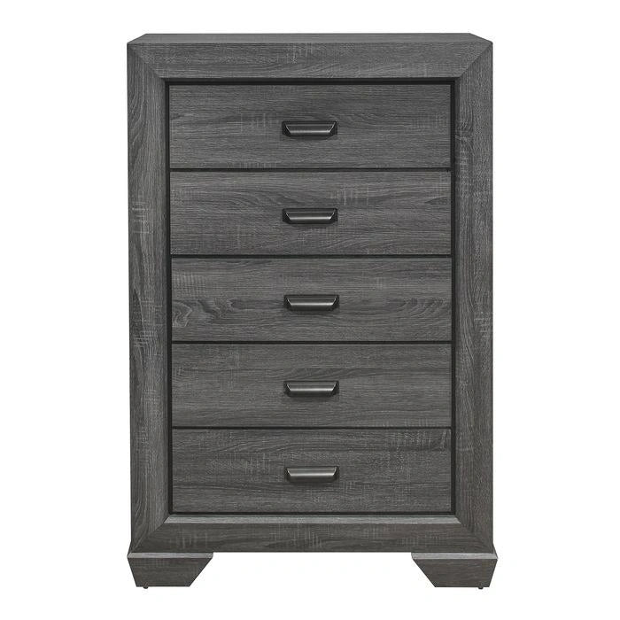 Five Star Furniture - Beechnut 5 Drawer Chest in Gray 1904GY-9