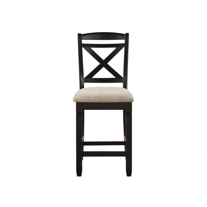 Five Star Furniture - Baywater Counter Height Chair in Black (Set of 2)